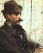 Edouard Manet Portrait of Alphonse Maureau Norge oil painting reproduction